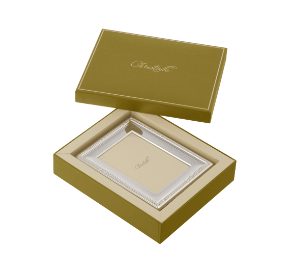 Silver plated Perles picture frame - for 10x15 cm photos Silver plated Perles picture frame - for 10x15 cm photos